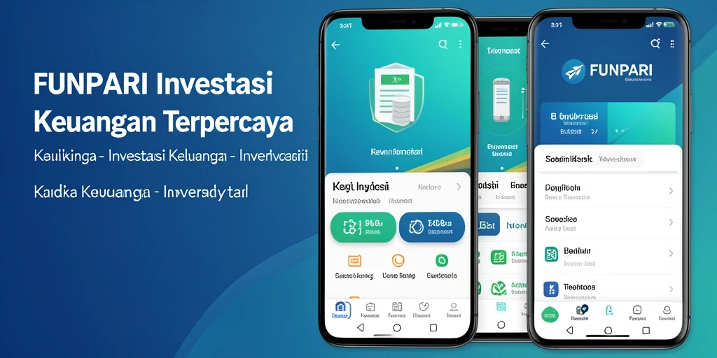 Tampilan antarmuka aplikasi FUNPARI menyajikan kemudahan dalam bermain investasi.